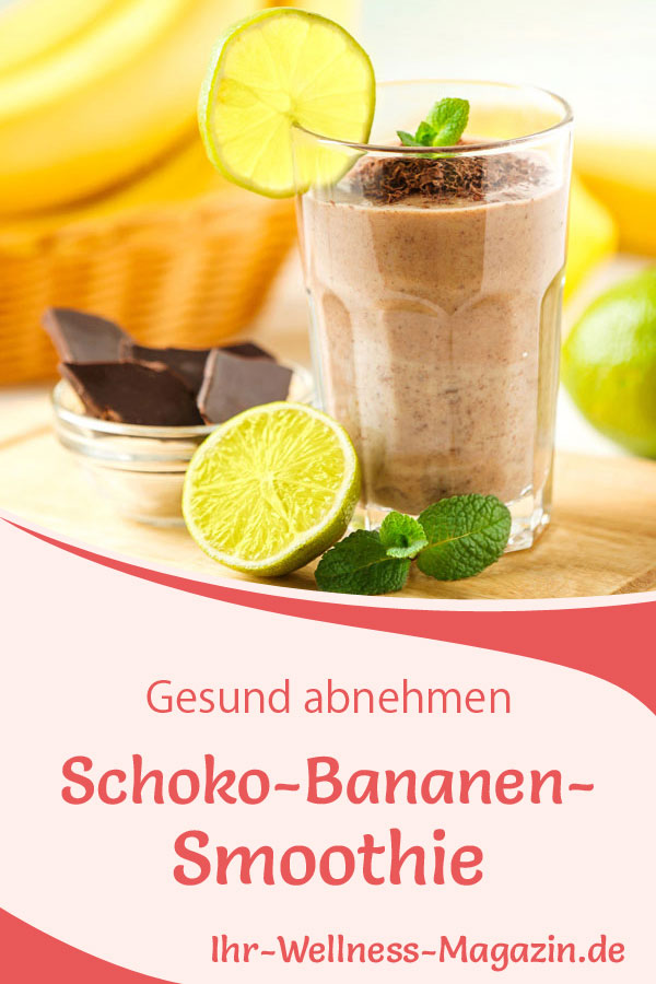 Schoko Bananen Smoothie Gesundes Rezept Zum Abnehmen