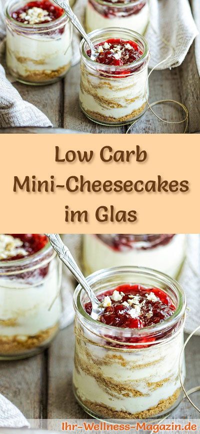 Low Carb Mini Cheesecakes Im Glas Dessert Rezept Ohne Zucker