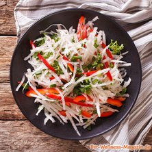 Rettichsalat mit Paprika