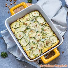 Low-Carb-Quarkauflauf mit Zucchini