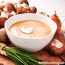 Low Carb Champignon-Creme-Suppe