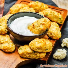 Low Carb Blumenkohl-Käse-Nuggets