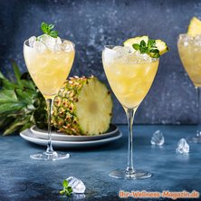 Alkoholfreier Ananas Fizz