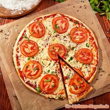 Low-Carb-Pizza Margherita