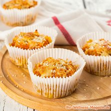 Protein-Muffins mit Möhren und Quark