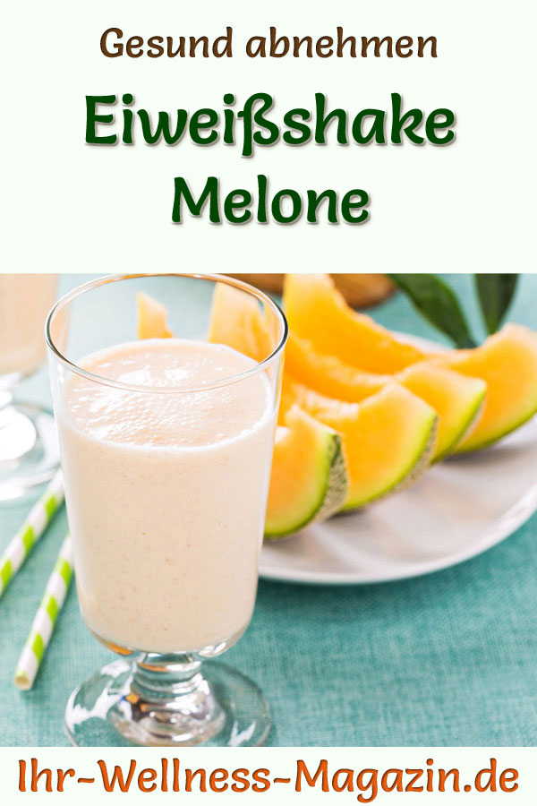 Eiweißshake mit Cantaloupe Melone - Low-Carb-Eiweiß-Diät ...