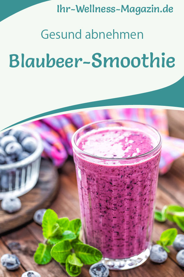 Blaubeer-Smoothie - gesundes Rezept zum Abnehmen