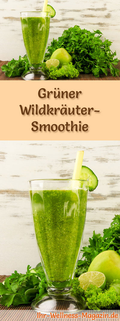 Grüner Wildkräuter-Smoothie - Grüne Smoothies - Rezepte