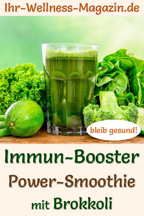 Grüner Brokkoli-Smoothie - Rezept fürs Immunsystem, zum ...