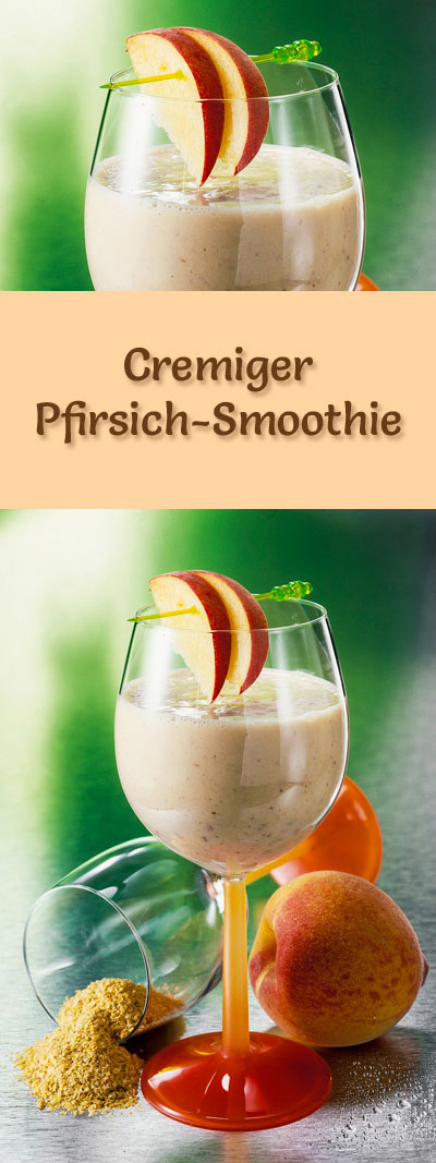 Pfirsich-Smoothie - Rezept zum Smoothies selber machen