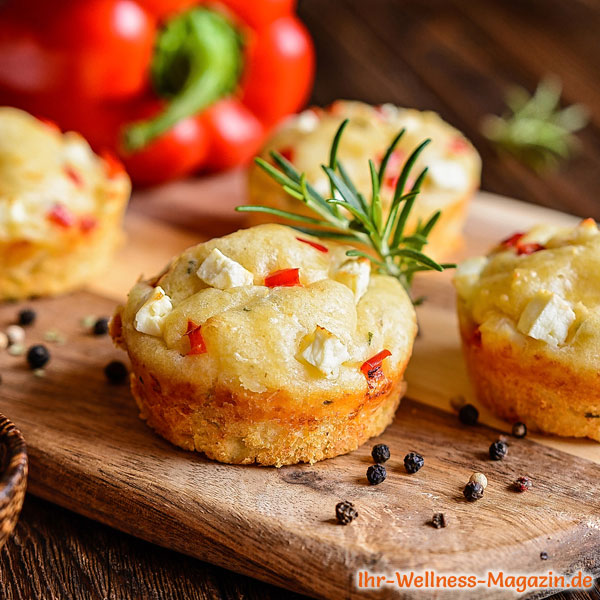 15 herzhafte Protein-Muffins - gesunde Low-Carb-Rezepte