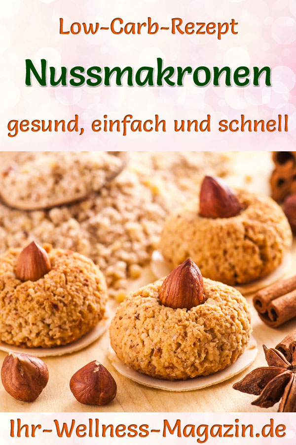 Low Carb Nussmakronen - Einfaches Plätzchen-Rezept Für Weihnachtskekse